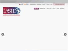 Tablet Screenshot of lasid.org